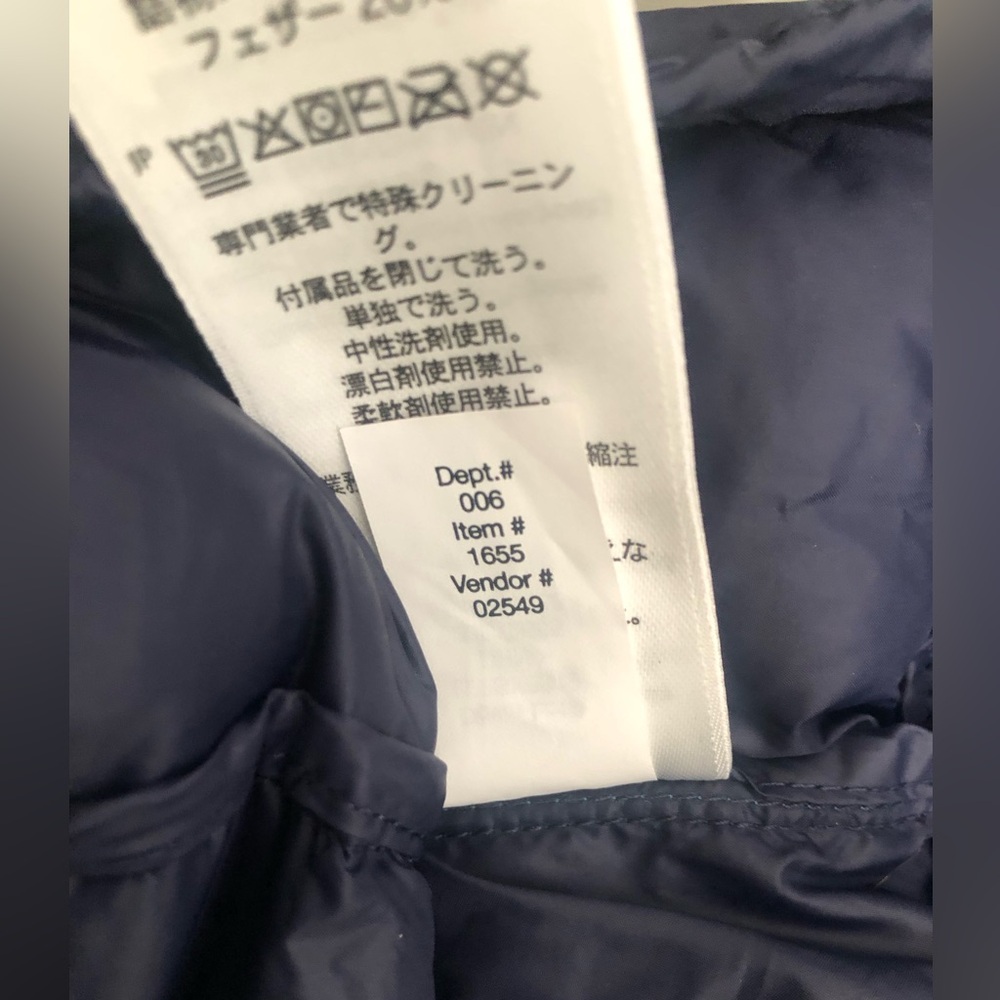 Eddie Bauer Women’s Down Vest- Full zip and button down— Small - Picture 7 of 9